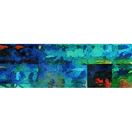 Obraz abstrakcia odtieňov modrej