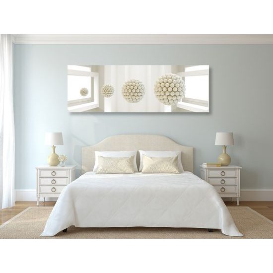 Obraz grafické zobrazenie guličiek