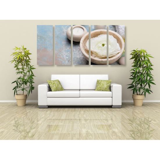 5-dielny obraz jemné zátišie
