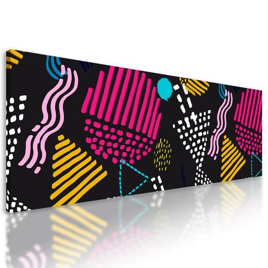 Obraz farebná pop art abstrakcia