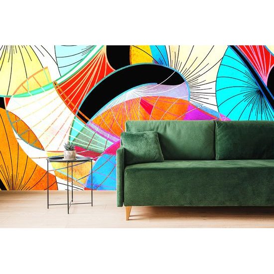 Samolepiaca tapeta abstrakcia plná rôznych farieb