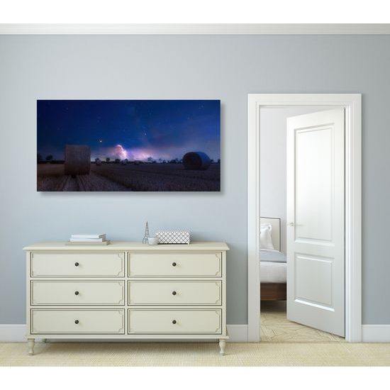 Obraz lúka a pohľad na hivezdy