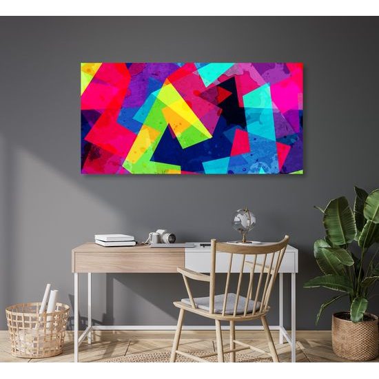 Obraz abstraktné farebné vzory