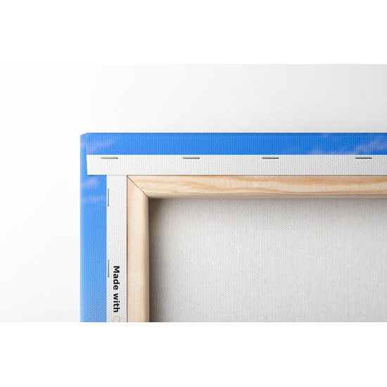 Obraz žlté slnečnice pod modrou oblohou