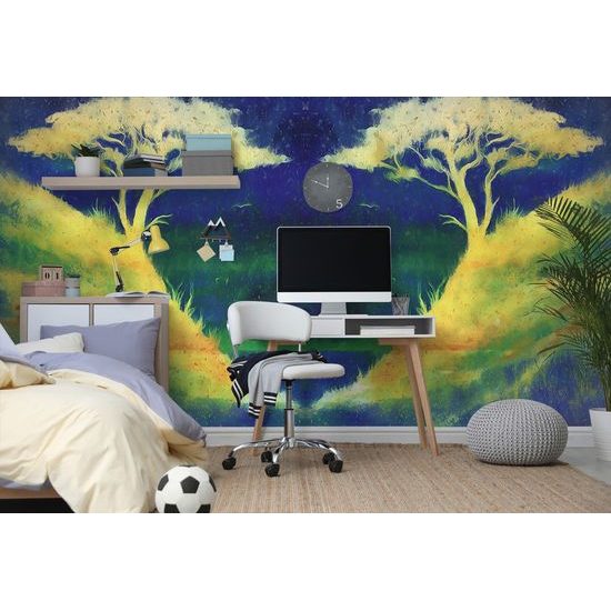 Jedinečná samolepiaca tapeta magická krajina