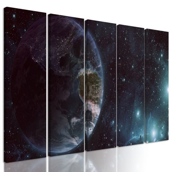 5-dielny obraz nekonečný vesmír