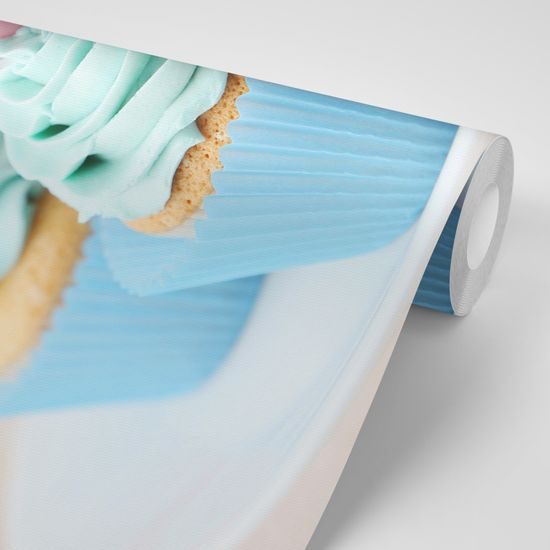 Samolepiaca fototapeta sladké košíčky s krémom