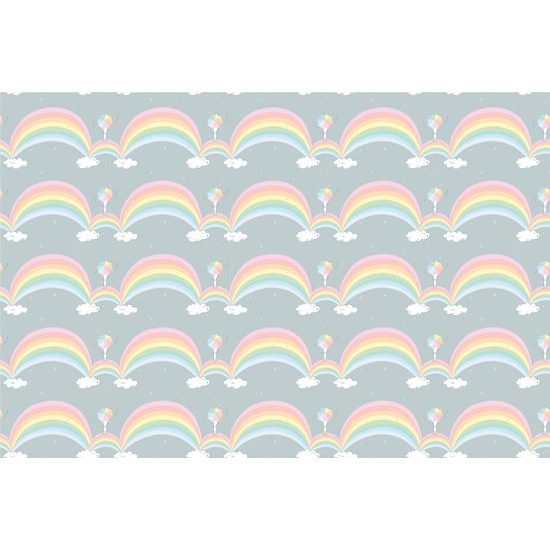 Samolepiaca tapeta po daždi prichádza dúha