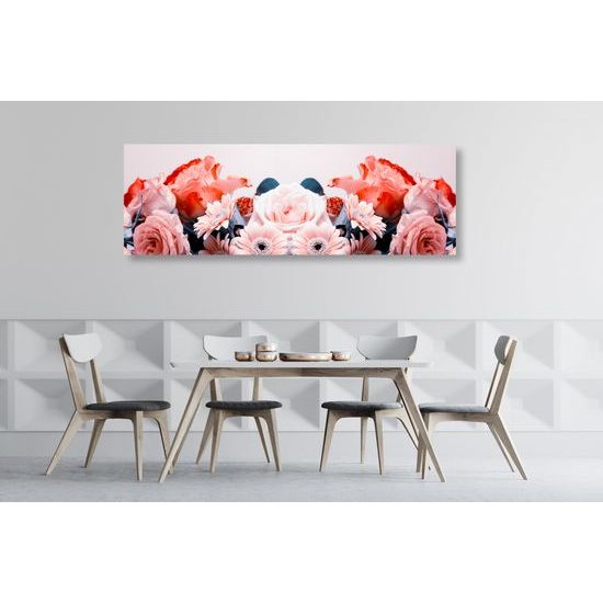 Obraz romantická kytica v odtieňoch ružovej