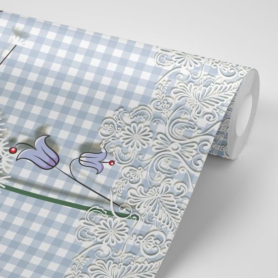 Krásna tapeta sediaci sloník