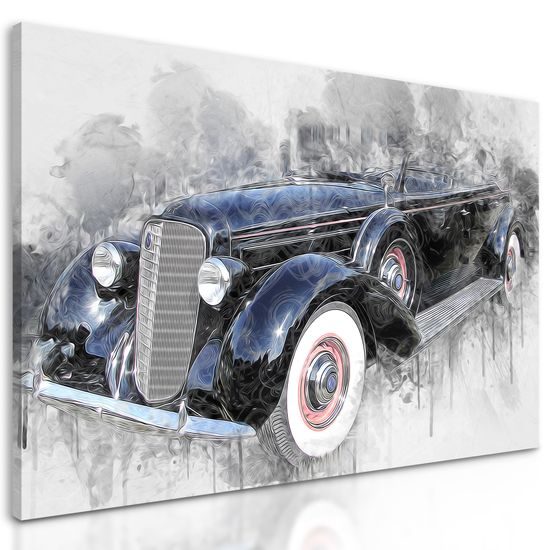 Obraz abstraktné auto