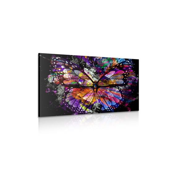 Obraz pestrofarebný motýľ