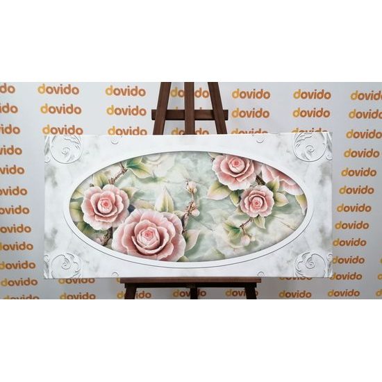 Obraz nádherné historické ruže