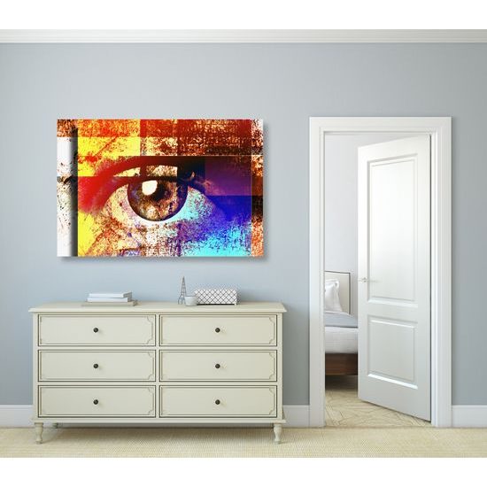 Obraz abstraktné znázornenie oka