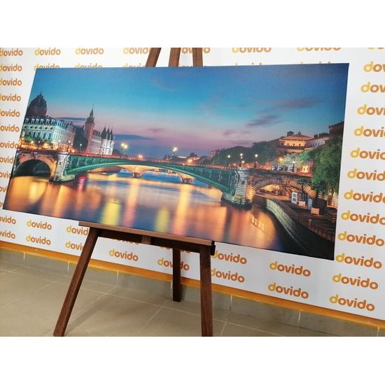 Obraz okúzľujúci nočný Paríž