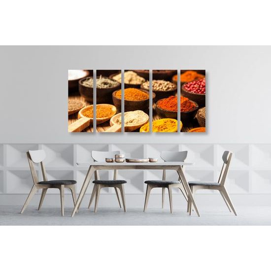 5-dielny obraz Indické koreniny