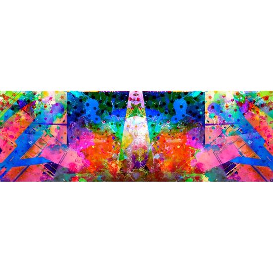 Obraz abstraktné grafické umelecké dielo