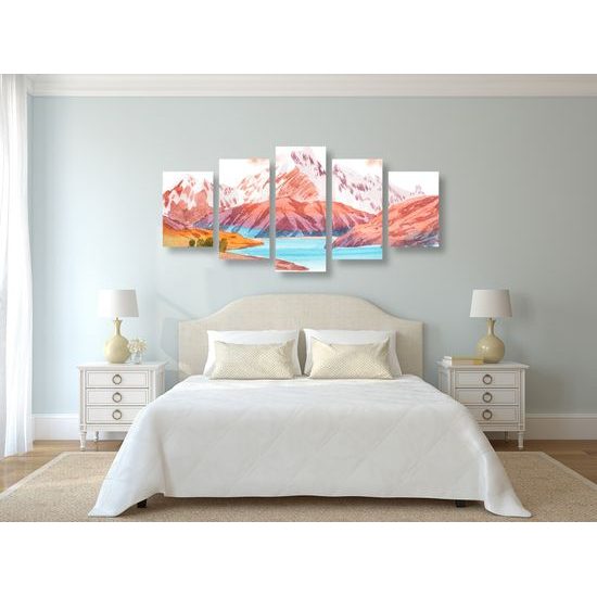 5-dielny obraz krása nedotknutej prírody