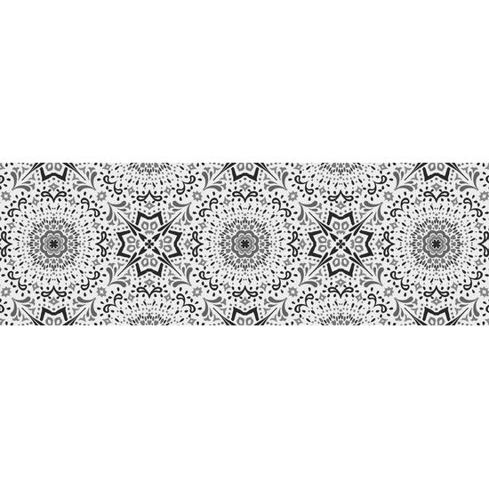 Obraz zaujímavý čiernobiely vzor