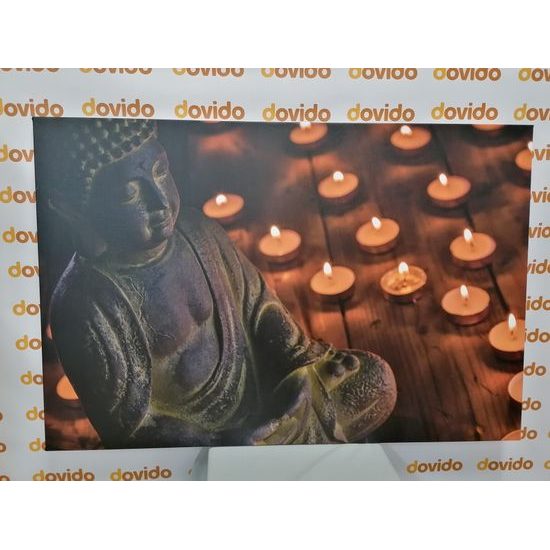 Obraz Budha pri meditácií