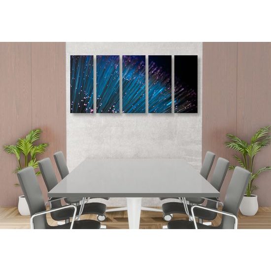 5-dielny obraz moderná abstrakcia