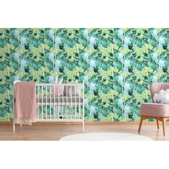 Samolepiaca tapeta krásy prírody v zelenom prevedení