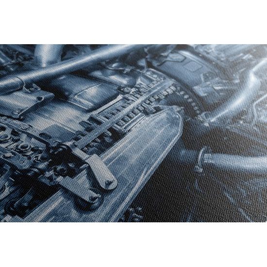 Obraz dokonale prepracovaný motor turbíny