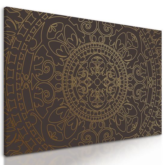 Obraz zlatý luxusný oranament