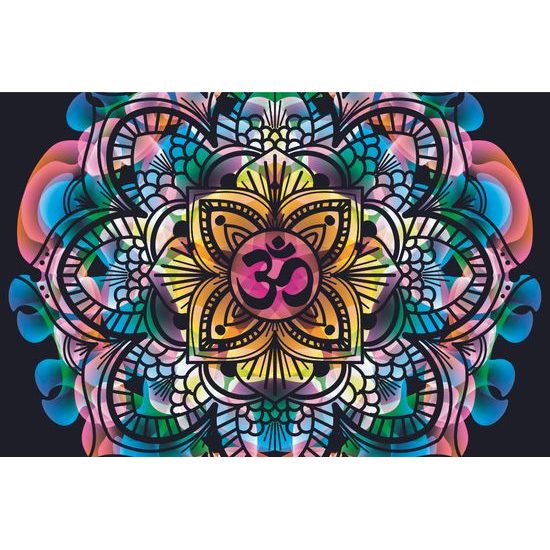 Samolepiaca tapeta abstraktná Mandala