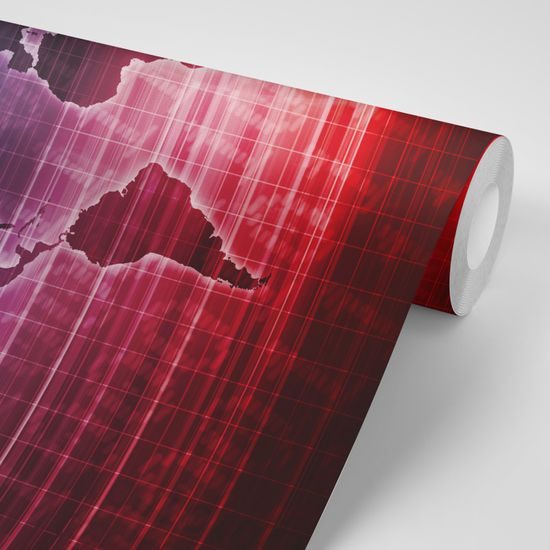 Samolepiaca tapeta mapa sveta na štýlovom pozadí