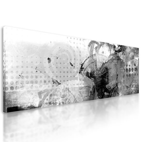 Obraz grafické umenie v čiernobielom prevedení