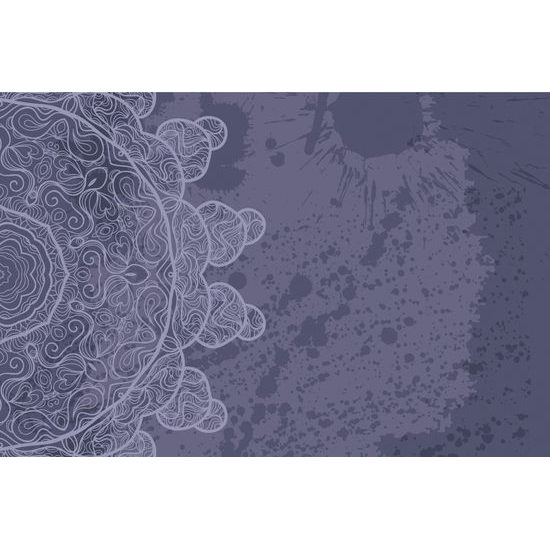 Samolepiaca tapeta Mandala s abstraktnými prvkami