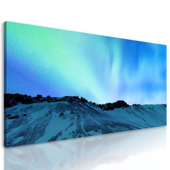 Obraz nočná nórska obloha