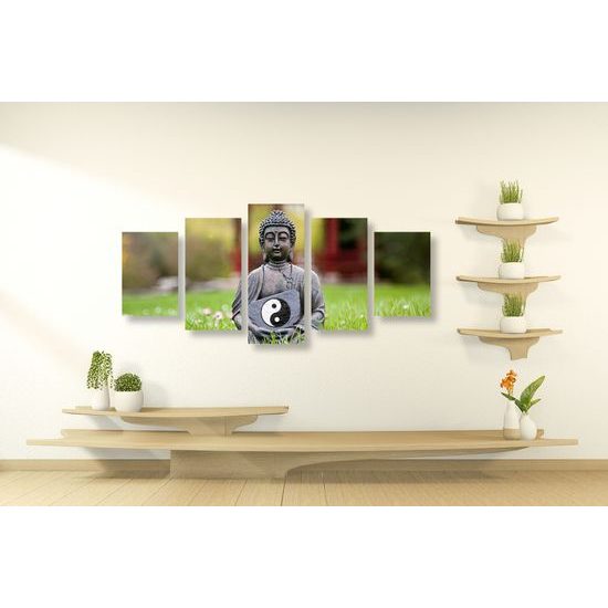 5-dielny obraz jin a jang