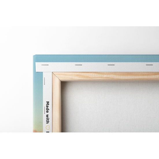 Obraz chatka pri jazere