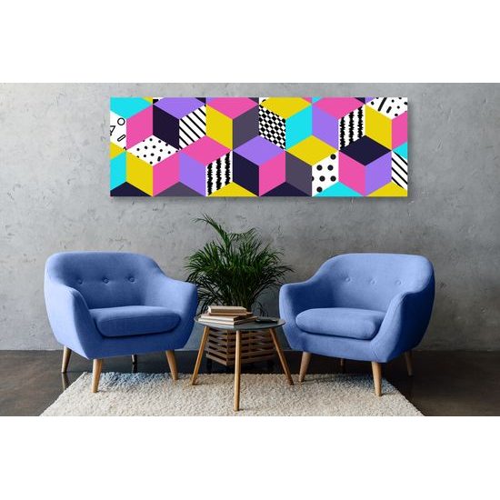 Obraz abstraktné farebné kocky