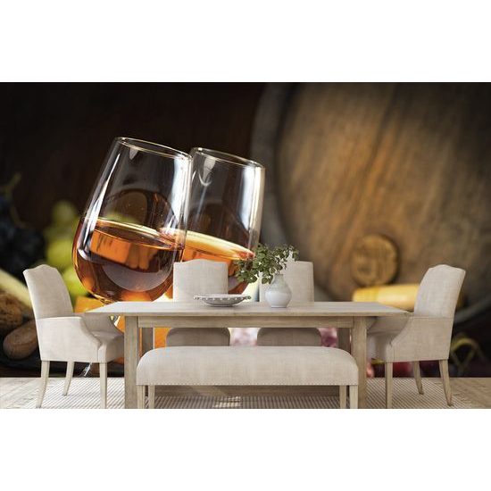 Fototapeta ochutnávka ružového vína