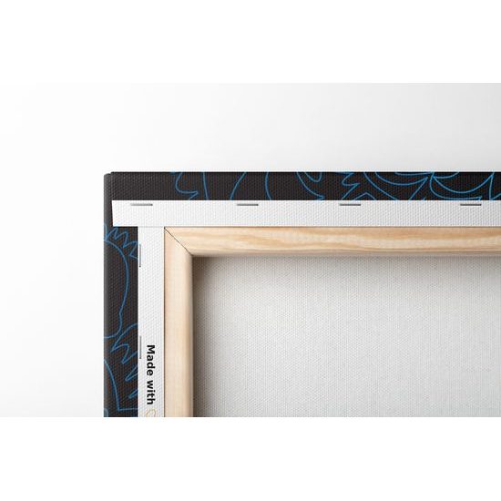 Obraz exotická Mandala v modrom prevedení