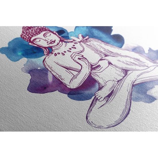 Obraz abstraktná ilustrácia Budhu