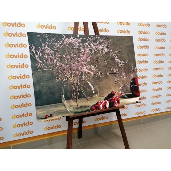 Obraz umelecké zátišie s granátovým jablkom