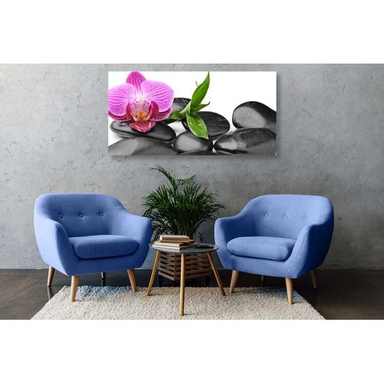 Obraz ploské zen kamene