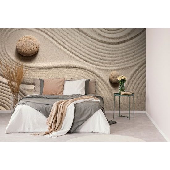 Samolepiaca tapeta piesková zen záhrada