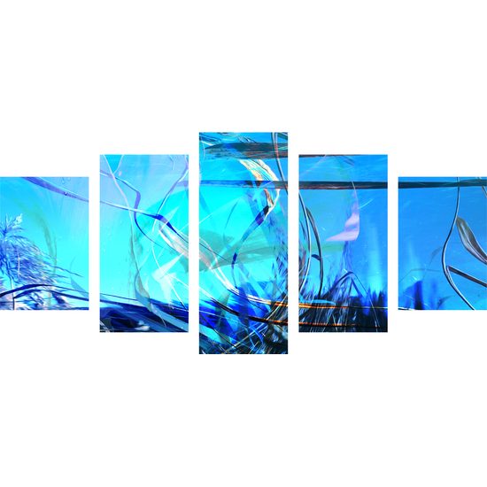5-dielny obraz podmorský svet