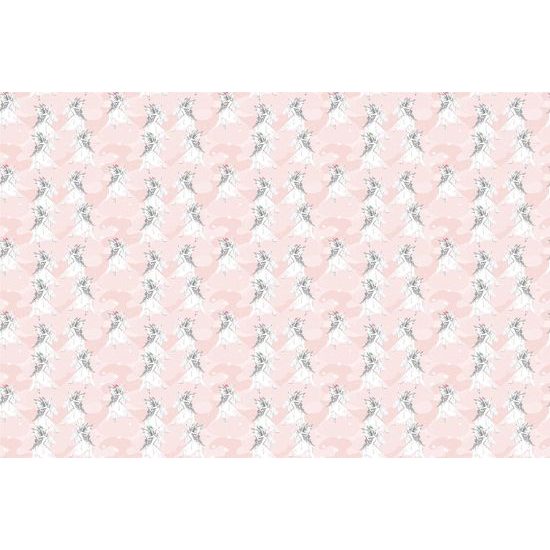 Tapeta očarujúca víla v ružovom prevedení