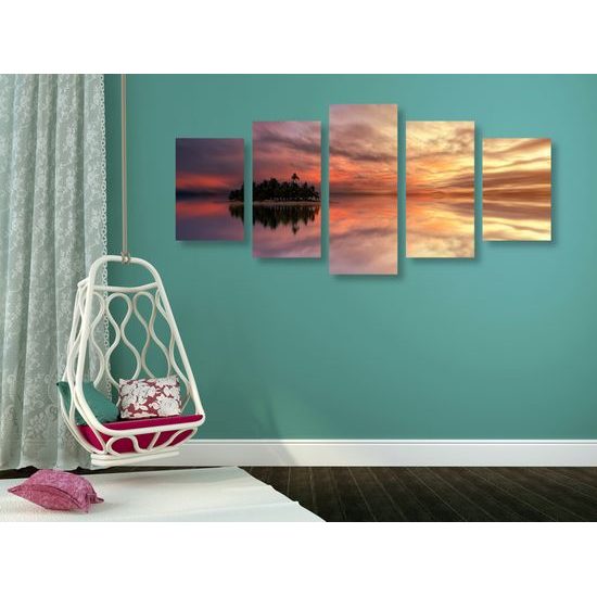 5-dielny obraz ostrov stroskotancov