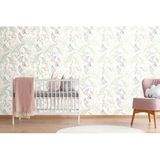 Samolepiaca tapeta jemné listy parade