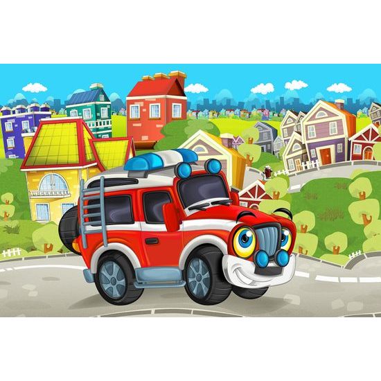 Originálna samolepiaca tapeta statočné autíčko