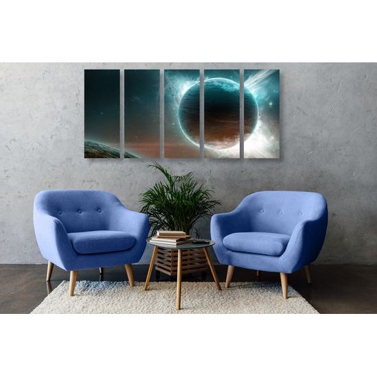 5-dielny obraz neznáma planéta