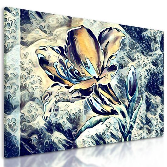 Obraz surrealistický kvet