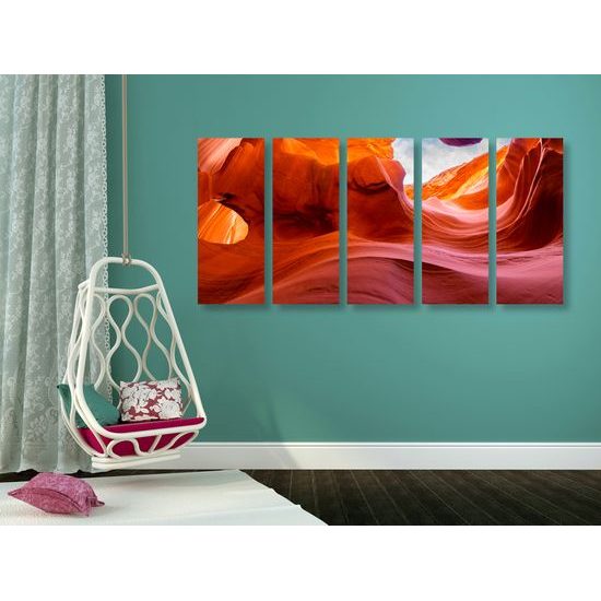 5-dielny obraz nádherný Grand Canyon